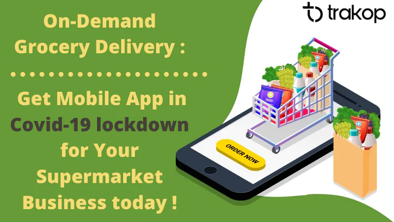 on demand grocery delivery app