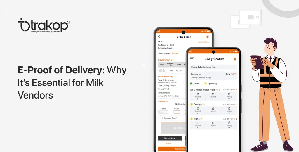 ravi garg, trakop, e-proof of delivery, milk vendors, epod, pod